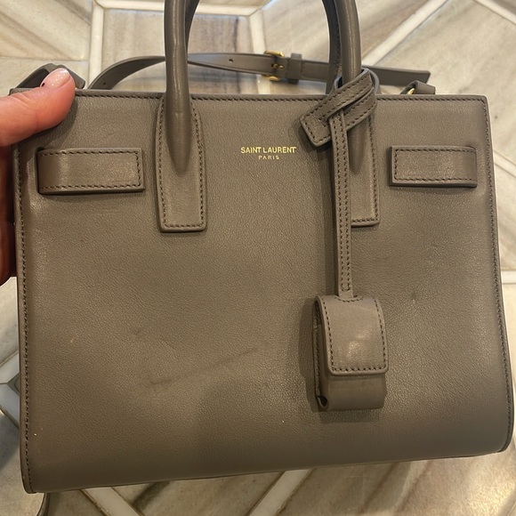 Saint Laurent Nano Sac de Jour grey - Picture 3 of 13